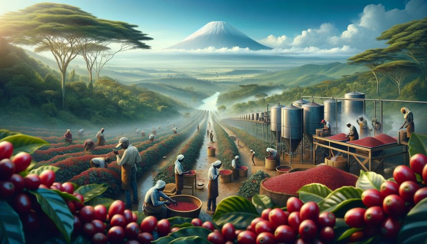 Кофе Киунгу из Кении: Тайны Производства искусства кофе