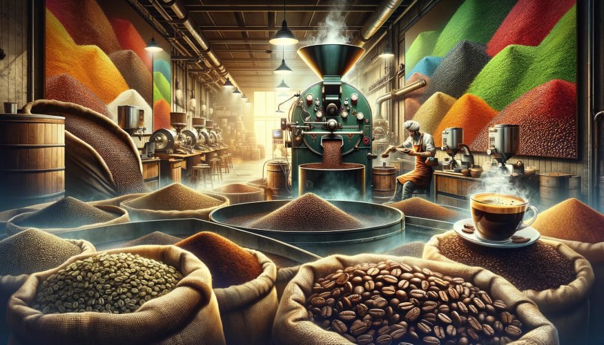 Искусство обжарки кофейных зерен: От сырья до аромата